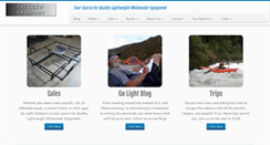 Desktop Screenshot of golightoutdoors.com
